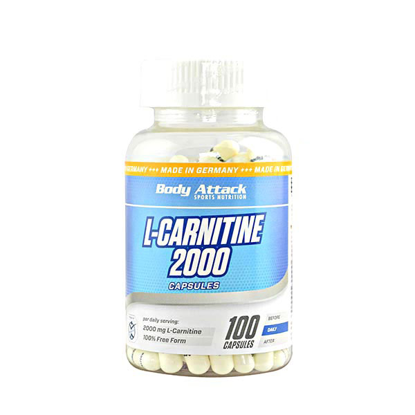 Body Attack L Carnitine 2000mg - 100 capsules مایع ال کارنیتین 2000 بادی اتک 1000 میل - Image 1
